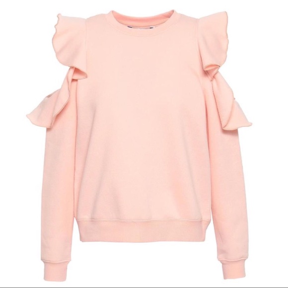 RM Ruffle Cold Shoulder Sweater - Picture 3 of 3